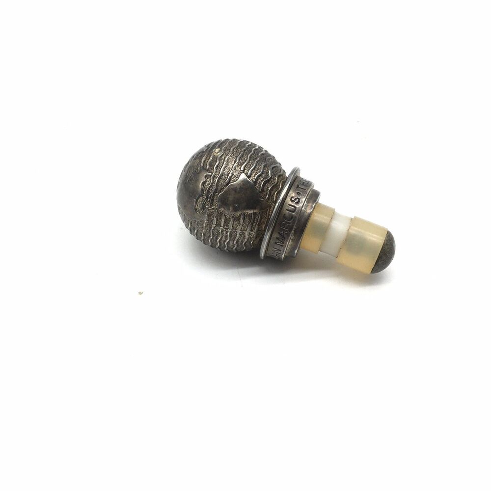 Neiman Marcus Silverplate Bottle Stopper New Millennium Globe Pre-owned Y2K 1999